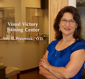 Dr. Amy Pruszenski offers Vivid Vision Home to her patients