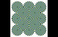 Illusory Motion - illusory motion fixation jitter visual cortex illusion rotsnake